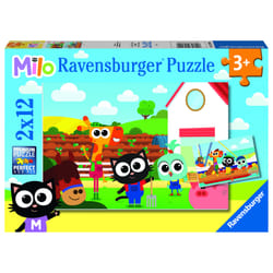 Ravensburger Puzzle 2x12p - Fermier ou pêcheur ? / Milo