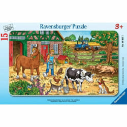 Ravensburger Cadre 15 P - La Vie À La Ferme