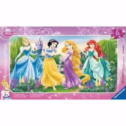 Ravensburger Puzzle cadre 15 p - La promenade des princesses / Disney Princesses, 36 an(s)