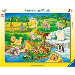 Ravensburger 060528 puzzle Puzzle en cubes 14 pièce(s) Animaux