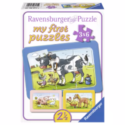 Ravensburger My first puzzles - Gute Tierfreunde, Puzzle, 6 pièce(s), 2 an(s)