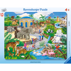 Ravensburger Puzzle cadre 30-48 p - Visite au zoo, 48 an(s)