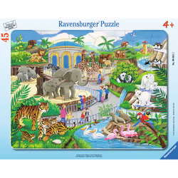 Ravensburger Puzzle cadre 30-48 p - Visite au zoo