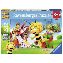 Ravensburger Puzzles 2x12 p - Maya l'abeille dans le pré de fleurs