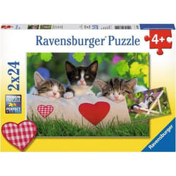 Ravensburger Puzzles 2x24 p - Chatons au repos