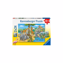 Ravensburger 2X24 P - Bienvenue Au Zoo, 4 an(s)