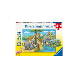 Ravensburger 2X24 P - Bienvenue Au Zoo