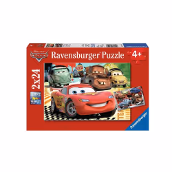 Ravensburger Puzzle 2x24 p - Nouvelle aventure / Cars 2, 24 pièce(s), Dessins animés, 4 an(s)