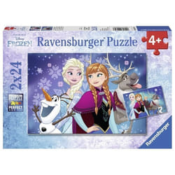 Ravensburger Puzzle 2x24 p - Aurores boréales / La Reine des Neiges