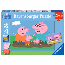 Ravensburger Puzzles 2x24 p - La vie de famille / Peppa Pig