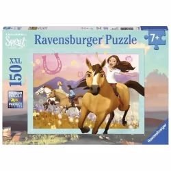 Ravensburger Puzzle 150 p XXL - Sauvage et libre / Spirit, 150 pièce(s), Dessins animés, 7 an(s)