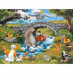 Ravensburger Puzzle 100 P Xxl - La Famille D'Animal Friends/Disney, 100 pièce(s), Dessins animés, 6 an(s)