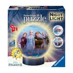 Ravensburger Puzzle 3D rond 72 p illuminé - Disney La Reine des Neiges 2