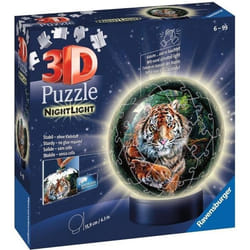Ravensburger Puzzle 3D Ball 72 p illuminé - Les grands félins