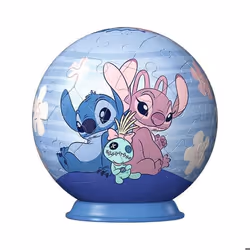 Puzzle 3D 54 pièces : Stitch & Angel