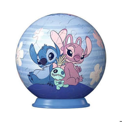 Puzzle 3D 54 pièces : Stitch & Angel