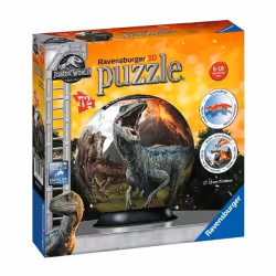 Ravensburger Puzzle 3D rond 72 p - Jurassic World, 72 pièce(s), Télévision/films, 6 an(s)