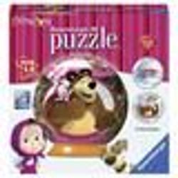 Ravensburger Masha and the Bear - Puzzle 3D 72 Pièces - Masha et Michka