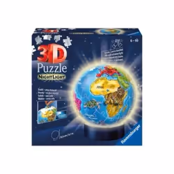 Ravensburger Puzzle 3D rond 72 p illuminé - Globe, 72 an(s)