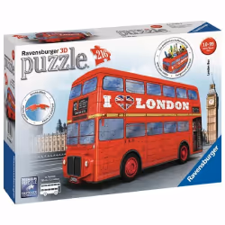 Ravensburger Puzzle 3D Bus londonien, 216 pièce(s), Véhicules, 8 an(s)