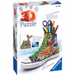 Ravensburger Puzzle 3D Sneaker - Graffiti, 108 pièce(s), Art, 8 an(s)