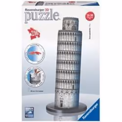 Ravensburger Tour de Pise 3D Puzzle, 216 pièce(s), Bâtiments, 8 an(s)
