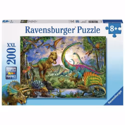 Ravensburger Puzzle 200 p XXL - Le royaume des dinosaures, 200 pièce(s), Animaux, 8 an(s)