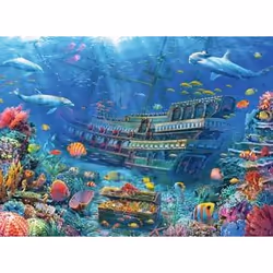 Ravensburger Sunken Ship XXL Jeu de puzzle 200 pièce(s) Flore et faune - Vue supplémentaire 2