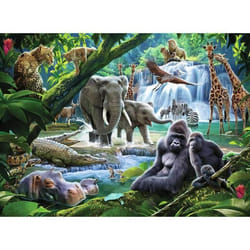 Ravensburger Puzzle 100 p XXL - Les animaux de la jungle