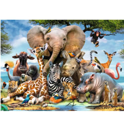 Ravensburger Puzzle 300 p XXL - Mes amis d'Afrique
