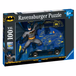 Ravensburger Puzzle 100 p XXL - La Batmobile, 100 pièce(s), 6 an(s)