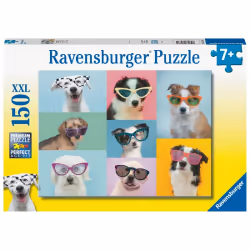 Ravensburger Puzzle 150 p XXL - Chiens rigolos, 150 pièce(s), 7 an(s)