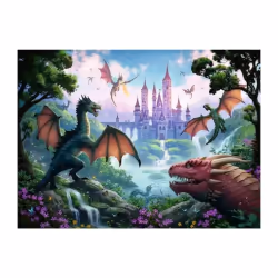 Ravensburger Puzzle 300 p XXL - Dragon magique, 300 pièce(s), 9 an(s)