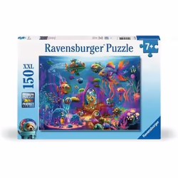 Ravensburger Puzzle 150 p XXL - Aliens sous l’eau, 150 pièce(s), Aquatique, 7 an(s)