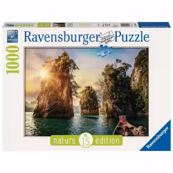 Ravensburger Puzzle 1000 P - Lac De Cheow Lan, Thaïlande, 1000 pièce(s), Paysage, 14 an(s)