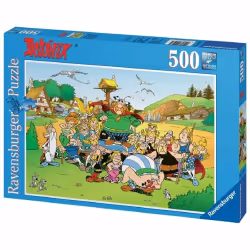 Ravensburger Puzzle 500 P - Astérix Au Village, 10 an(s)