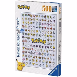Ravensburger Puzzle 500 P - Pokédex Première Génération/Pokémon, 500 pièce(s), 10 an(s)