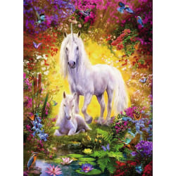 Ravensburger Puzzle 500 p - La licorne et son poulain