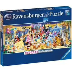 Ravensburger Puzzle 1000 p - Photo de groupe Disney (Panorama)