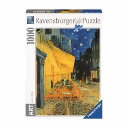 Ravensburger Puzzle 1000 p Art collection - Terrasse de café, le soir / Vincent Van Gogh, 1000 pièce(s), Art