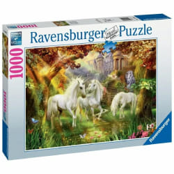 Ravensburger Puzzle 1000 p - Licornes dans la forêt