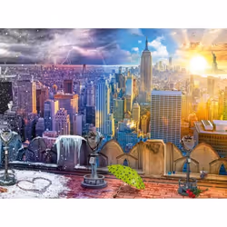 Ravensburger 1500 P - Les Saisons À New York, 1500 pièce(s), Ville, 14 an(s)