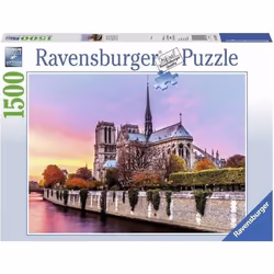 Ravensburger Puzzle 1500 P - Pittoresque Notre-Dame, 1500 pièce(s), Bâtiments, 14 an(s)