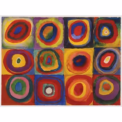 Ravensburger Puzzle 1500 p Art collection - Etude de couleurs / Wassily Kandinsky, 1500 pièce(s), Art, 14 an(s)