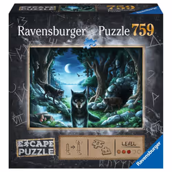 Ravensburger Escape puzzle - Histoires de loups, 759 pièce(s), Animaux, 12 an(s)