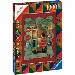 Ravensburger Puzzle 1000 p - Harry Potter chez la famille Weasley, 1000 pièce(s), 14 an(s)
