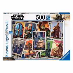 Puzzle 500 pièces Baby Yoda / Star Wars Mandalorian Ravensburger