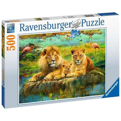Ravensburger Puzzle 500 p - Lions dans la savane