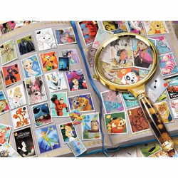Ravensburger Puzzle 2000 p - Mes timbres préférés / Disney, 2000 pièce(s), Dessins animés, 14 an(s)