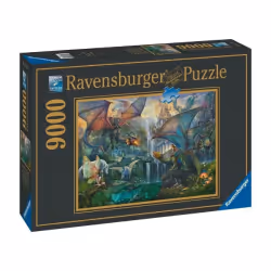 Ravensburger RAV Puzzle Zauberwald Drachen 9000| 16721, 9000 pièce(s), 14 an(s)
